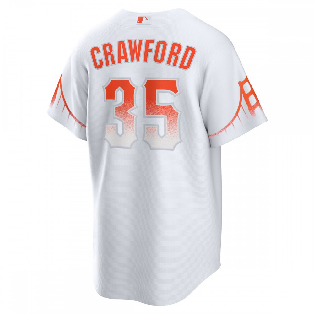 Brandon Crawford San Francisco Giants City Connect Replica Player Jersey - White-Pro Kit Vault | Brand New 26/27 Sports Jerseys